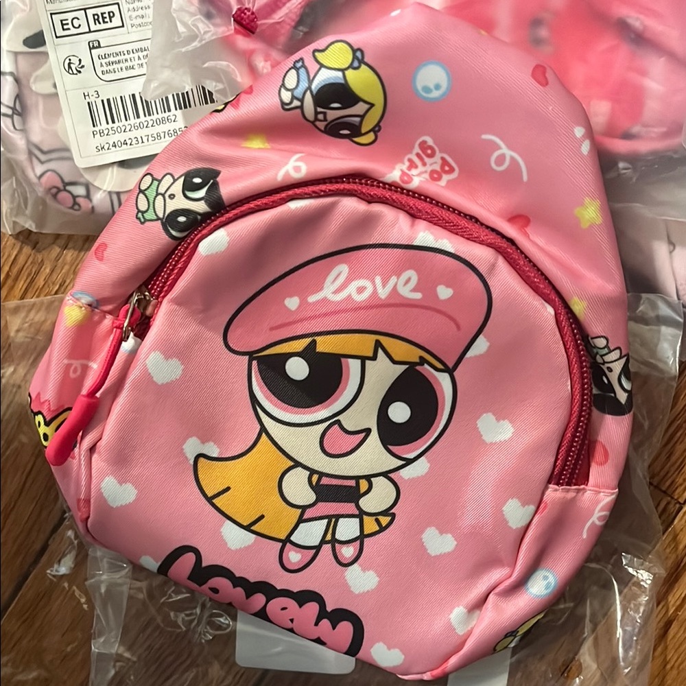 Power Puffs  Cartoon Character Mini Backpack